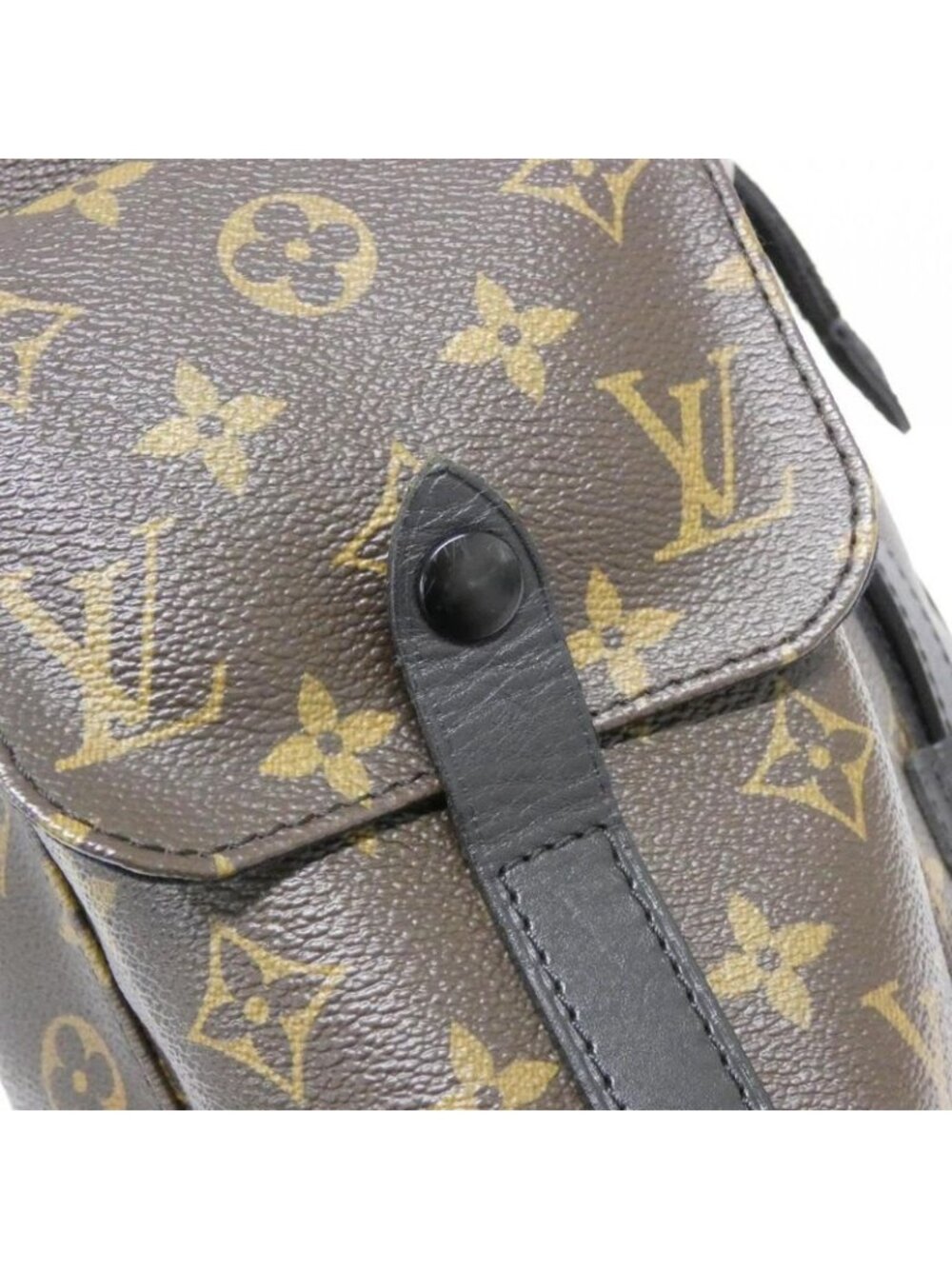 Louis Vuitton Monogram Macassar Christopher MM Backpack Brown Marron - Picture 4 of 9